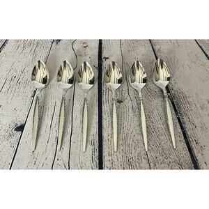 6 Oneida‎ Community VENETIA Stainless Steel 6 1/8" Teaspoons USA